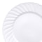 Smarty Had A Party 9" White Flair Plastic Buffet Plates (180 Plates), 180PK 209W-CASE - alternate 2