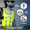 Ergodyne XS Lime Dry Evaporative Cooling Vest 6684 - alternate 2