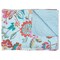Homeroots 50" X 70" Blue and Brown Kantha Cotton Floral Throw Blanket with Embroidery 357557 - alternate 1