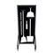 5S Supplies Housekeeping Shadow Board Broom Station V16, Black / White, Kit + Stand HSB-V16-BLACK/WHITE-KIT-STAND - alternate 1