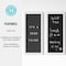 Martha Stewart Everette 18in. x 24in. Cork Board, Chalk Board, Lttr Brd Set w/Psh Pns, Mgnts, Liq Chlk, Lttrs, Wht BR-DK20221011-1-WT-MS - alternate 3