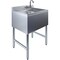 Amgood Underbar Sink, 1 bowl, Stainless Steel, 19 in W x 24 in L x 33 in H SINK BAR S1C-101410-L-F-Z - alternate 1