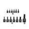 Neiko Tamperproof Torx Impact Socket Bit Set 10282B - alternate 2