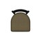 Holland Bar Stool Co 400 Jackie 18" Chair with Black Wrinkle Finish and Graph Cork Seat 40018BW017 - alternate 2