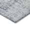 Homeroots 8' Navy Blue Round Oriental Washable Indoor Outdoor Area Rug 607610 - alternate 2