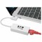 Tripp Lite USB 3.1 GEN 1 RIGHT-ANGLE USB-C TO GIGABIT ETHERNET NETWORK ADAPTER - 10/100/100 U436-06N-GBW-RA - alternate 1