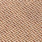 Homeroots 8' Copper And Beige Round Geometric Washable Indoor Outdoor Area Rug 594499 - alternate 2