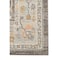 Homeroots 2' X 3' Gray and Orange Floral Stain Resistant Indoor Outdoor Area Rug 531492 - alternate 2