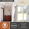Vaxcel Darien 12-in Contemporary Round Black/Gold LED Flush Mount Ceiling Light with Frosted Shade C0383 - alternate 2