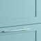Homeroots 24" Blue Wood Freestanding Bathroom Vanity With White Sink And Two Drawers 627396 - alternate 2