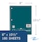 Roaring Spring Subject Wirebound Notebooks, 10.5"x8", 120 sht, Asstd. Cover Colors, College Rule w/Margin, PK12 10381CS - alternate 2