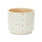 Homeroots White Set of Three Dolomite 2.77056 ounce Round Pot Planter, 3PK 517984 - alternate 3