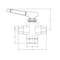 Hoke 7600 Series 3-Way Switching Ball Valves - 1/4in FNPT All Ports, 6000 PSI, 0 Deg. To 250 Deg. F 7644F4Y - alternate 2