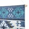 Homeroots 36" X 20" Blue Ivory And Teal Southwestern Cotton Hanging Tapestry 515650 - alternate 3