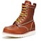 Handpoint Stylish Classic 8 in Soft Toe Mens Work Boots Leather Slip Resistant Durable Breathable, 12 HVB808EE-12 - alternate 1