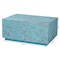Bali & Pari Nitza Bohemian Blue Coconut Shell and Acacia Wood Coffee Table 247-13739-ZORO - alternate 3