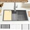 Wrightmaster 32 in. Undermount Single Bowl 18-Gauge Stainless Steel Workstation Sink with Integrated Accessories ZOR-US3219TX-SS - alternate 3