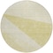 Homeroots 8' Wheat Gold And Ivory Round Geometric Washable Indoor Outdoor Area Rug 582502 - alternate 3