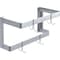 Amgood 24 in. Wall-Mounted Stainless Steel Double-Line Pot Rack AMG DPR-24-Z - alternate 1