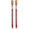 Princeton Velvetouch Wash Brush, Synthetic Bristles, Short Handle Mixed Media Paintbrush, Size 3/4 inch, 2PK P3950W075 - alternate 1