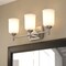 Vaxcel Laurelhurst 3-Light Vanity Light, Satin Nickel, Frosted White Glass, 22-In. Wide W0578 - alternate 4
