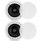 Pyle Pyle8 in Ceiling Wall Mount Speakers, 2-Way Midbass, 300W Peak, Titanium Dome Tweeter Design PDIC80T - alternate 1