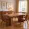Homeroots 86" Brown Wood Double Pedestal Live Edge Dining Table 565237 - alternate 2