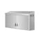 Koolmore 60 Inch Stainless Steel Wall Cabinet with Hinged Doors KM-WMC-1560-S - alternate 3