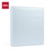 Deli Economy View Binder 0.5in, Letter, 3-Ring, 2 Pockets, White, 12PK CF560-WH - alternate 1