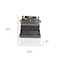 Homeroots 9" Black Metal German Replica Typewriter Tabletop Sculpture 401170 - alternate 2
