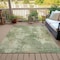 Homeroots 3' X 5' Sage And Beige Abstract Washable Indoor Outdoor Area Rug 630699 - alternate 2