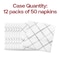 Smarty Had A Party White with Silver Diamond Paper BeverageCocktail Napkins 600 Napkins, 600PK 2296-CASE - alternate 3