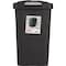 Sterilite 7.5 Gal. Black TouchTop Wastebasket 10439004 - alternate 2