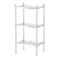 Gatco Rectangular 3-Tier Glass Taboret, Polished Nickel 1351PN - alternate 1