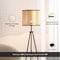 Vidalite Gal Tripod Floor Lamp with Rattan Shade, Stitched Velvet Detailing, 55.5 in. Height, Bohemian Style CE1008609 - alternate 2