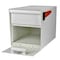 Mail Boss Locking Security Post-Mount Mailbox, Cream White, USPS Approved 805924 - alternate 4