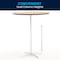 Flash Furniture Round Pub Table w/2 Columns, Rnd, Brchwd Top, 36", Wood Top, Wood Grain XA-36-COTA-GG - alternate 5