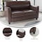 Flash Furniture Loveseat, 29" x 32-1/4", Upholstery Color: Brown BT-827-2-BN-GG - alternate 2