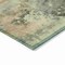 Homeroots 8' Pewter Charcoal And Gold Round Abstract Washable Indoor Outdoor Area Rug 630881 - alternate 2