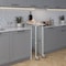 Amgood 30in D x 12in L Stainless Steel Open Base Table, 3in Casters AMG WT-3012-RCB-WHEELS-Z - alternate 2