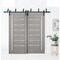 Sartodoors Slab Interior Door, 42" x 96", Gray QUADRO4088S-SSS-4296 - alternate 2