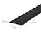 M-D Building Products 1-3/4 in. x 1/8 in. x 36 in. Black Aluminum Flat-profile Threshold for Interior Doorways 11822 - alternate 2