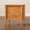 Baxton Studio Lucera Mid-Century Oak Brown 2-Drawer Bobbin Nightstand 257-14123-ZORO - alternate 3