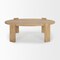 Homeroots 48" Natural Solid Wood Oval Coffee Table 596408 - alternate 2