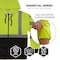 Ergodyne L Lime Type R, Class 3 Essential Hi-Vis Zip-Up Hoodie 8312BK - alternate 3