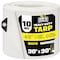 Boen Heavy Duty Tarp, 30 ft x 30 ft, 10 Mil, White, Polyethylene WT-3030 - alternate 1