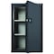 Fireking Fire Rated  counter height storage cabinet with  2 Adj. Shelves 34" H Black Texture HSC-3422-DBT - alternate 2