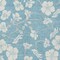 Homeroots 9' X 12' Sky Blue And Ivory Floral Washable Indoor Outdoor Area Rug 599926 - alternate 2