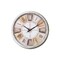 Monarch Specialties Clocks, 30-in. Round, Large Oversized, Wall Clock, Antique White, Natural, Transitional I 9036 - alternate 1