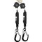 Ironwear 6' Twin Leg Self Retracting Lifeline, Non Swivel Rebar Hooks 2206D-ARH-NS - alternate 1